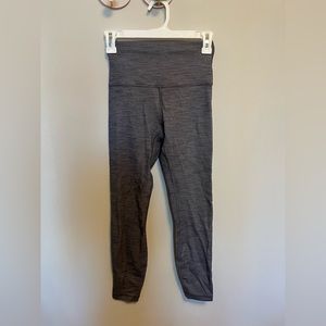 Lululemon align pants, heathered gray woven